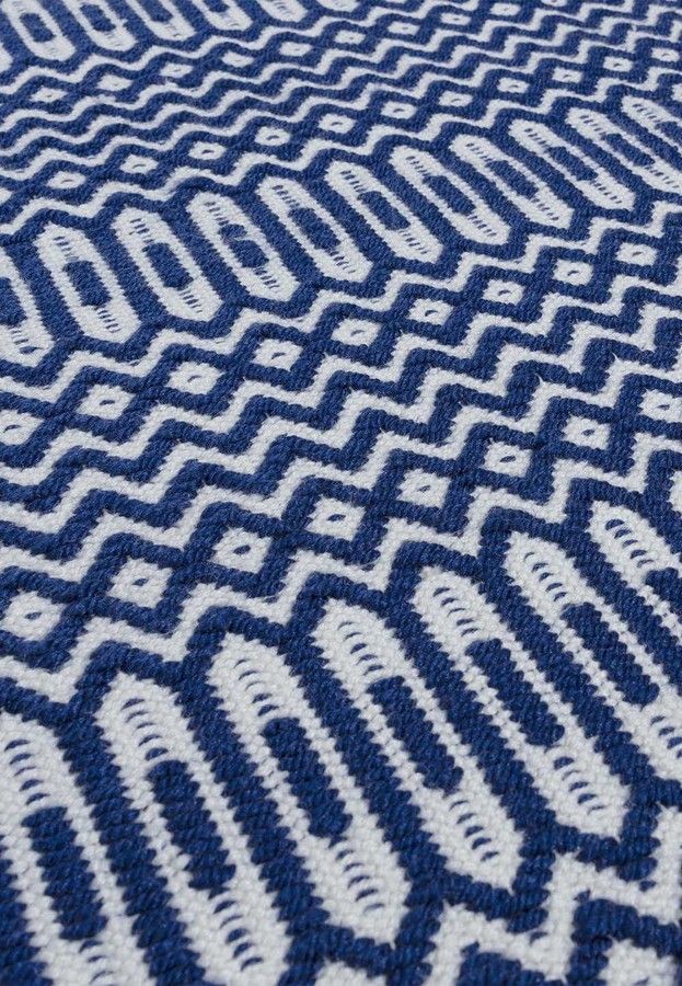 Эко ковер для улицы и дома Halsey Blue Geometric 160x230 см