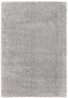 Ковер Ritchie Light Grey мягкий на ощупь лохматый 120x170 см