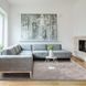 Ковер Ritchie Light Grey мягкий на ощупь лохматый 80x150 см