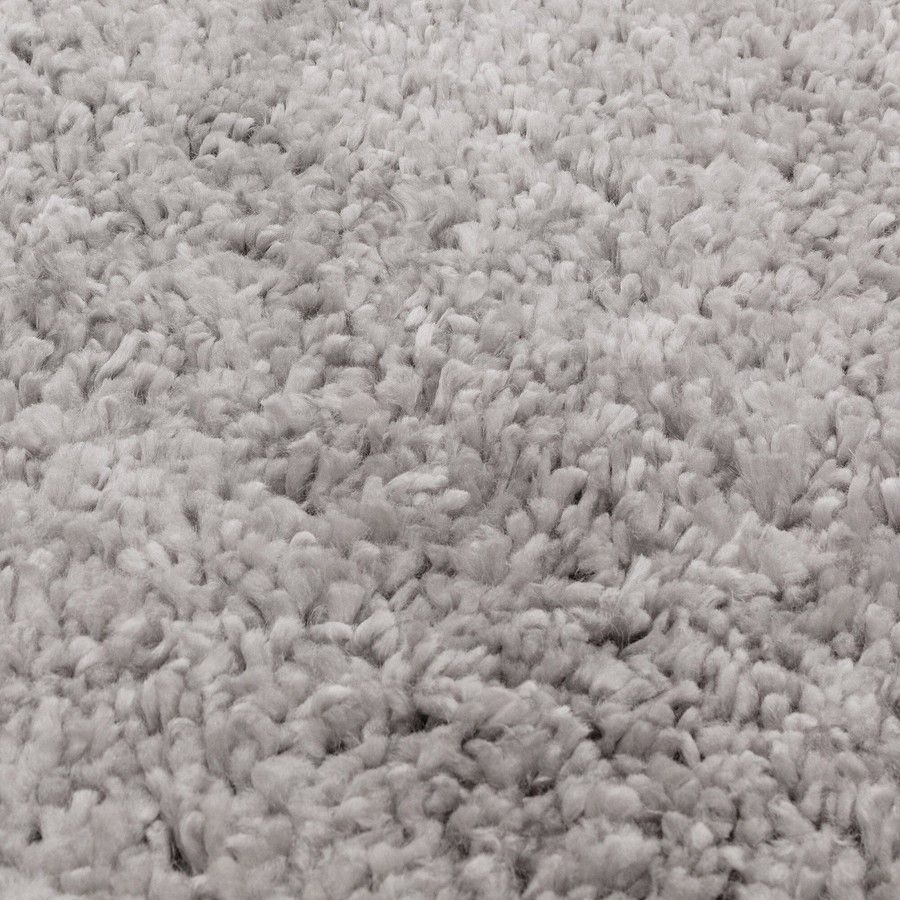 Ковер Ritchie Light Grey мягкий на ощупь лохматый 80x150 см