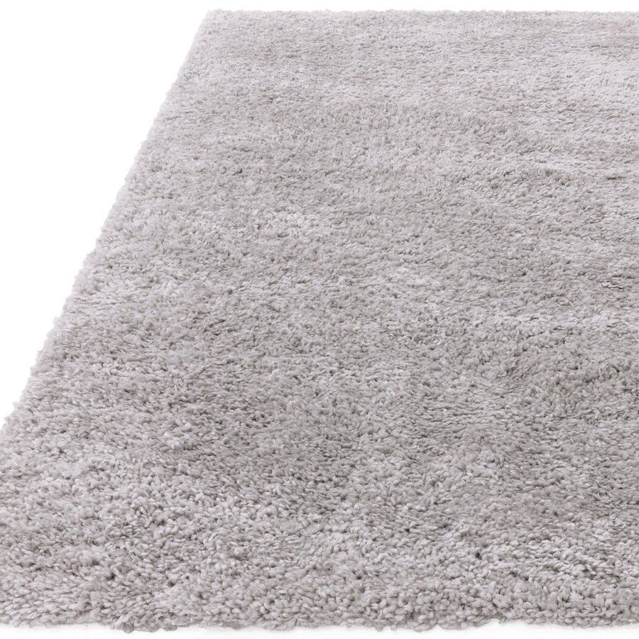 Ковер Ritchie Light Grey мягкий на ощупь лохматый 80x150 см