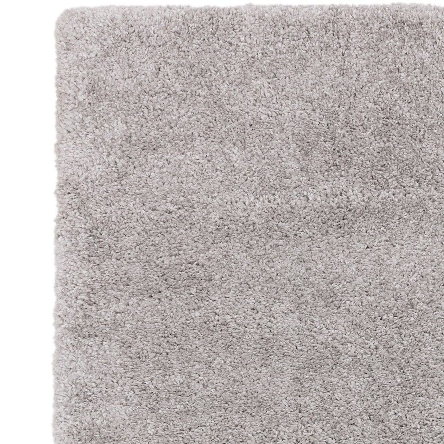 Ковер Ritchie Light Grey мягкий на ощупь лохматый 80x150 см